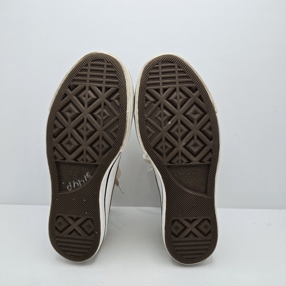 Converse | CTAS brown canvas sporty boho platform sneakers | WMS 7.5 - Picture 13 of 13